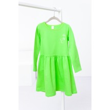 Dress for a girl Wear Your Own 128 Green (6117-023-33-1-v32)