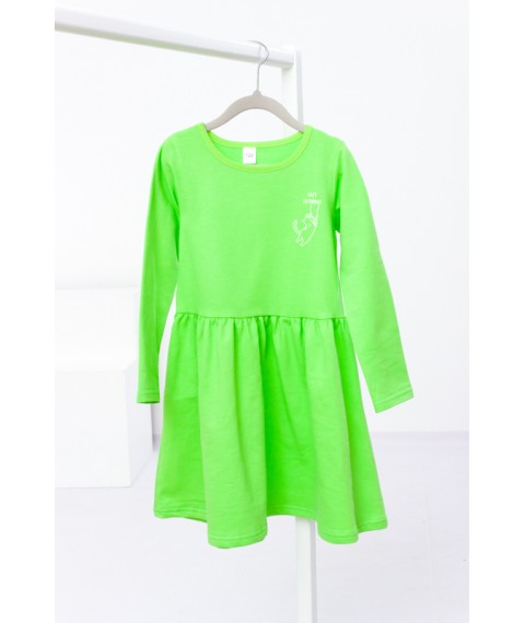 Dress for a girl Wear Your Own 128 Green (6117-023-33-1-v32)