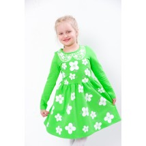 Dress for a girl Wear Your Own 128 Green (6117-023-33-v27)
