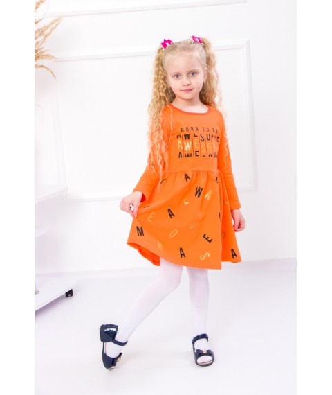 Dress for a girl Wear Your Own 122 Orange (6117-023-33-v19)