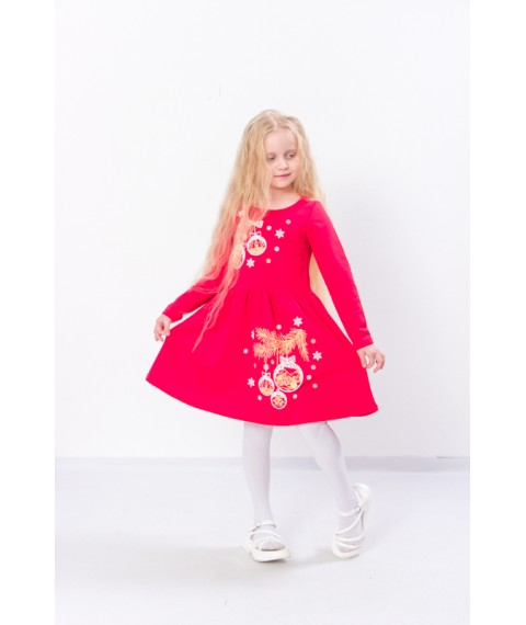 Dress for a girl "Fairytale" Wear Your Own 110 Red (6117-v16)