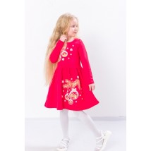 Dress for a girl "Fairytale" Wear Your Own 128 Red (6117-v4)