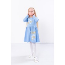 Dress for a girl "Fairy Tale" Wear Your Own 110 Blue (6117-v15)