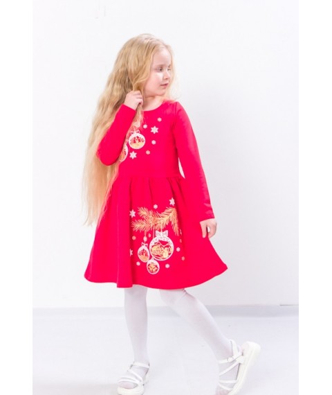 Dress for a girl "Fairytale" Wear Your Own 104 Red (6117-v24)