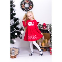 Dress for a girl Wear Your Own 92 Red (6117-1-v12)