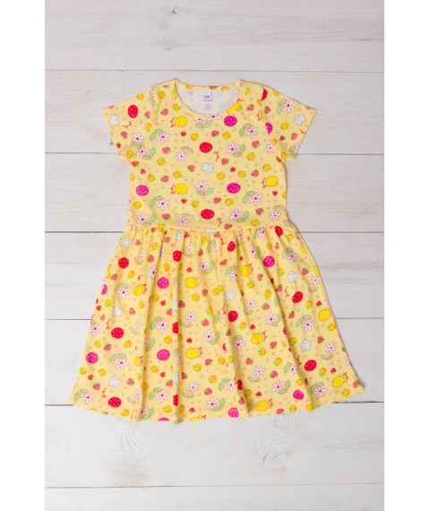 Dress for a girl Wear Your Own 134 Yellow (6118-002-v30)