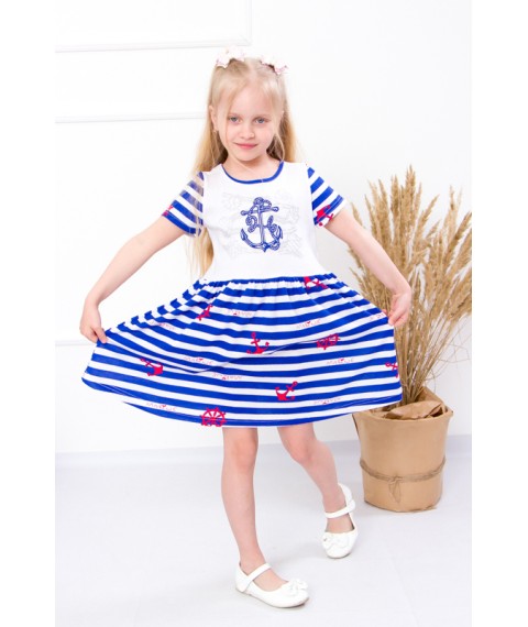Сукня для дівчинки Носи Своє 110 Синій (6118-002-33-v6)