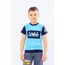 T-shirt for a boy Wear Your Own 110 Blue (6121-100-33-v2)