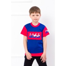 T-shirt for a boy Wear Your Own 146 Blue (6121-100-33-v13)
