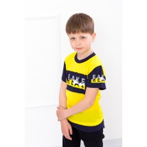 T-shirt for a boy Wear Your Own 110 Yellow (6121-100-33-v0)