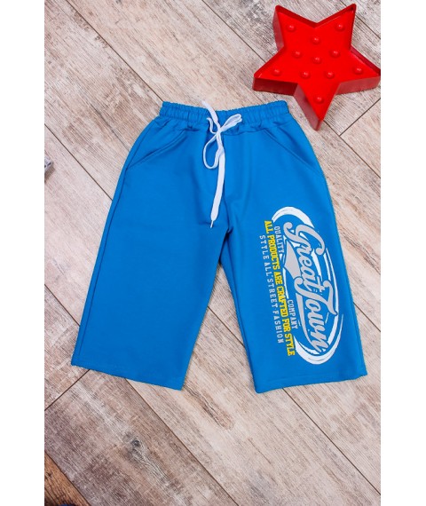 Breeches for boys Wear Your Own 128 Blue (6136-057-33-v10)