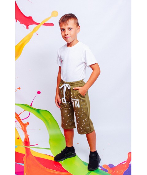 Breeches for boys Wear Your Own 116 Green (6136-057-33-v26)