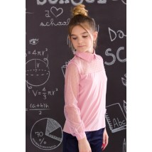Blouse with lace sleeves Nosy Svoe 152 Pink (6138-066-v2)