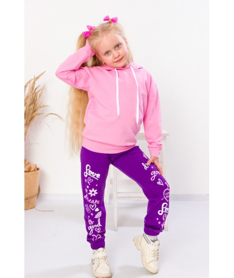 Pants for girls Wear Your Own 128 Purple (6155-023-33-3-v8)