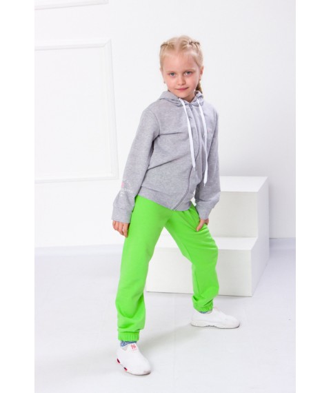 Pants for girls Wear Your Own 134 Green (6155-023-5-v73)