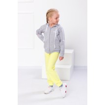 Pants for girls Wear Your Own 110 Yellow (6155-023-5-v21)