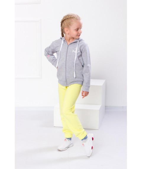 Pants for girls Wear Your Own 110 Yellow (6155-023-5-v21)
