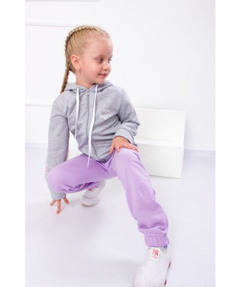 Pants for girls Wear Your Own 110 Purple (6155-023-5-v23)