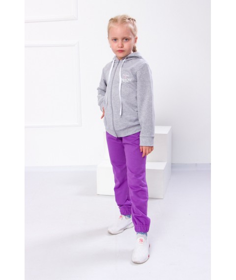 Pants for girls Wear Your Own 128 Purple (6155-023-5-v45)