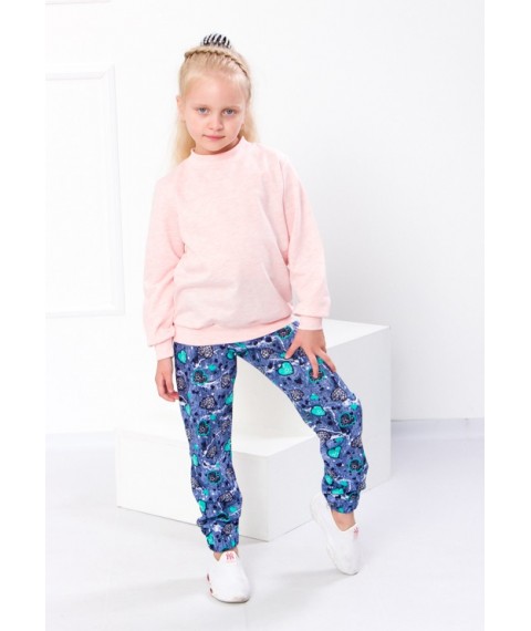 Pants for girls Wear Your Own 134 Blue (6155-024-5-v25)