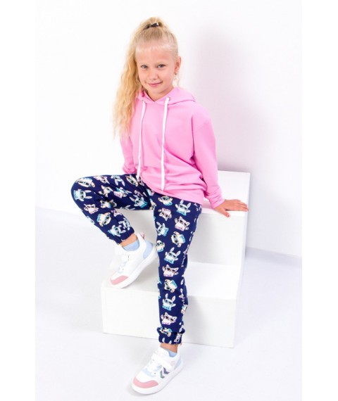 Pants for girls Wear Your Own 128 Pink (6155-055-5-v26)