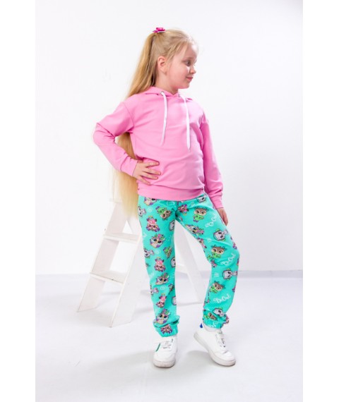 Pants for girls Wear Your Own 134 Green (6155-055-5-v32)