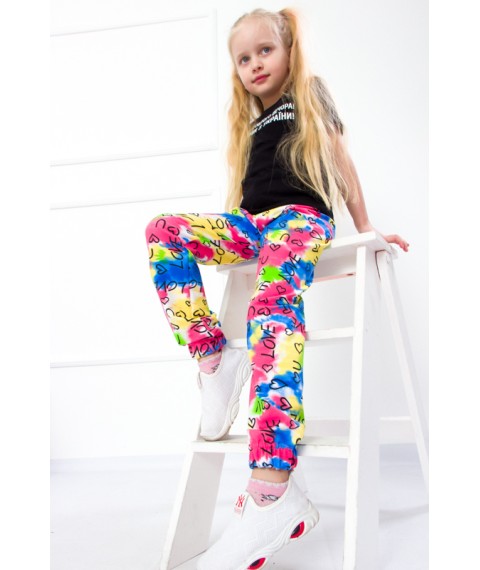Pants for girls Wear Your Own 110 Pink (6155-055-5-v9)