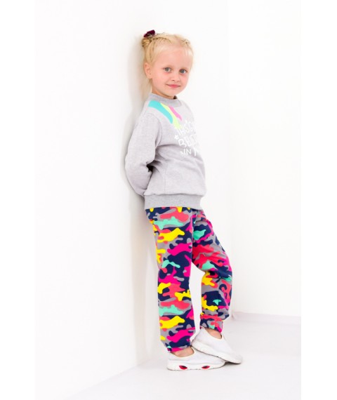 Pants for girls Wear Your Own 110 Pink (6155-055-5-v7)