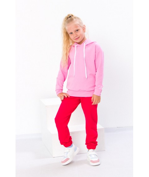 Pants for girls Wear Your Own 86 Red (6155-057-5-v184)
