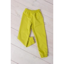Pants for girls Wear Your Own 122 Green (6155-057-5-v141)