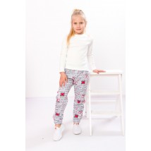 Pants for girls Wear Your Own 110 Gray (6155-024-5-v5)