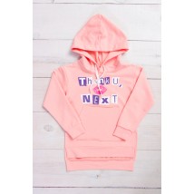 Hoodies for girls Wear Your Own 122 Pink (6161-057-33-5-v42)