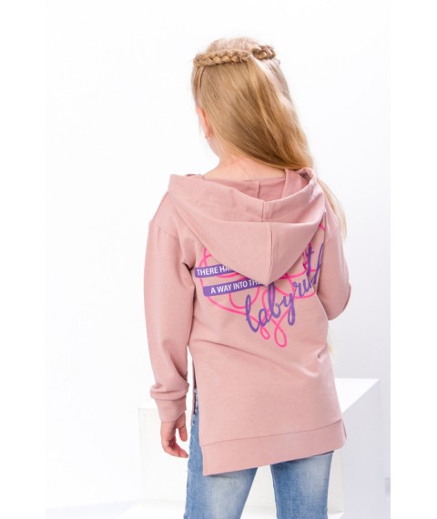 Hoodies for girls Wear Your Own 152 Beige (6161-057-33-5-v3)