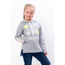 Hoodies for girls Wear Your Own 146 Gray (6161-057-33-5-v15)