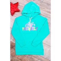 Hoodies for girls Wear Your Own 128 Blue (6161-057-33-5-v22)