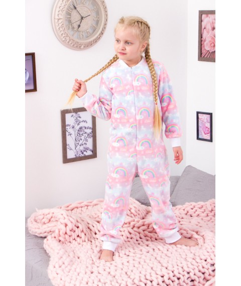 Overalls for girls Wear Your Own 104 Pink (6167-035-5-v9)