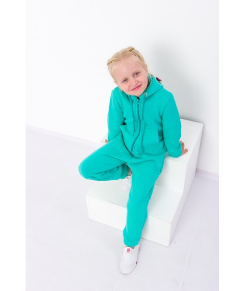 Overalls for girls Wear Your Own 134 Green (6172-025-5-v3)