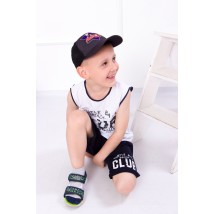 Set for a boy (afghan + shorts) Wear Your Own 128 Black (6181-001-33-v0)