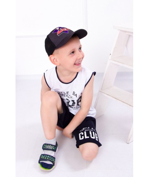 Set for a boy (afghan + shorts) Wear Your Own 92 Black (6181-001-33-v17)