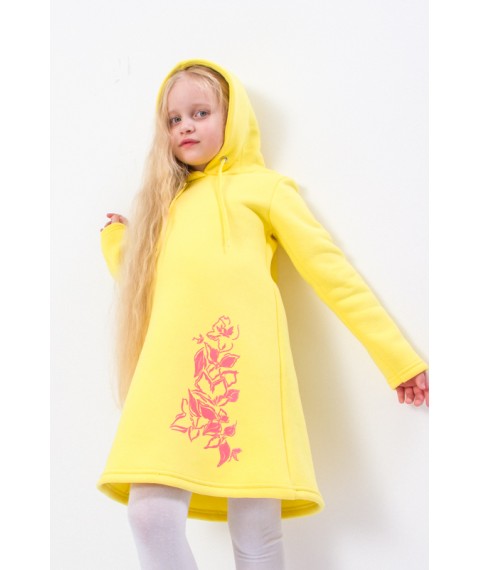 Dress for a girl Wear Your Own 134 Yellow (6182-025-33-v22)