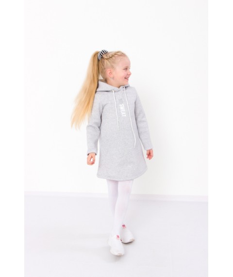 Dress for a girl Wear Your Own 134 Gray (6182-025-33-v19)