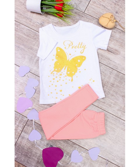 Комплект для дівчинки (футболка+лосини) Носи Своє 116 Рожевий (6194-036-33-v35)