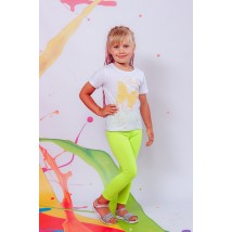 Комплект для дівчинки (футболка+лосини) Носи Своє 110 Зелений (6194-036-33-v48)