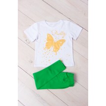 Комплект для дівчинки (футболка+лосини) Носи Своє 110 Зелений (6194-036-33-v57)