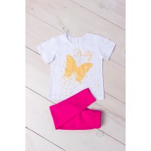 Комплект для дівчинки (футболка+лосини) Носи Своє 98 Малиновий (6194-036-33-v93)