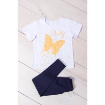 Комплект для дівчинки (футболка+лосини) Носи Своє 122 Синій (6194-036-33-v15)
