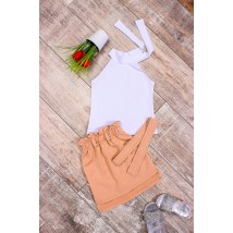 Комплект для дівчаток (блуза+спідниця) Носи Своє 110 Коричневий (6195-036-v26)