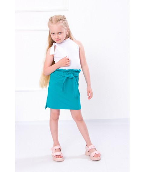 Комплект для дівчаток (блуза+спідниця) Носи Своє 128 Синій (6195-036-v9)