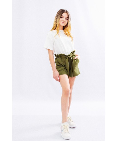 Shorts for girls Wear Your Own 104 Green (6198-057-v15)
