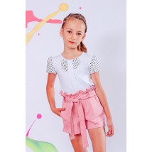 Shorts for girls Wear Your Own 128 Pink (6198-057-v1)